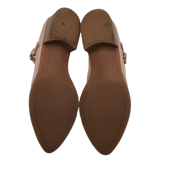 Nine West Nyessa Pale Pink Patent Synthetic Monk Strap Loafers Size 7 Women's - Picture 9 of 9